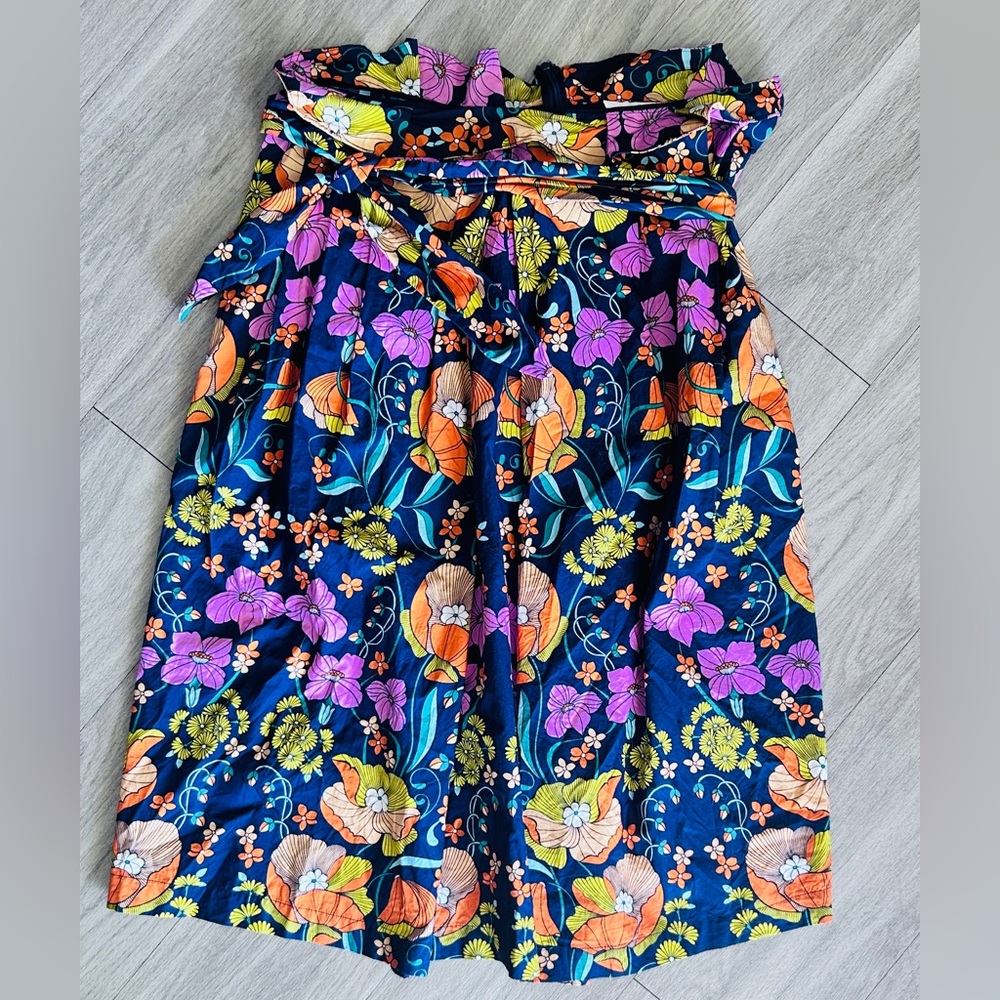Corey Lynn Carter for Anthropologie Floral Midi Skirt XL